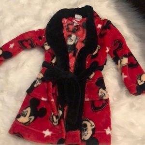 Mickey toddler bath robe